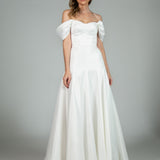 Vestido de Noiva Ombro a Ombro com Cadeirão  – REF: OD78