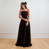 Vestido Longo Tomara que Caia em Crepe com Caimento Perfeito – REF: EG16.2