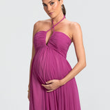 Vestido Longo em Musseline com Decote Versátil – REF: OD71