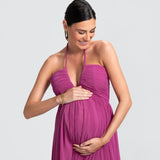 Vestido Longo em Musseline com Decote Versátil – REF: OD71