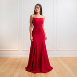 Vestido Longo em Crepe Shape Sereia – REF: EG34