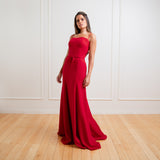 Vestido Longo em Crepe Shape Sereia – REF: EG34