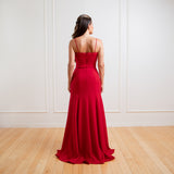 Vestido Longo em Crepe Shape Sereia – REF: EG34