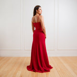 Vestido Longo em Crepe Shape Sereia – REF: EG34