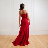 Vestido Longo em Crepe Shape Sereia – REF: EG34