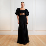 Conjunto Cropped e Saia Longa em Musseline – REF: EG24