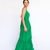 Vestido Longo em Musseline com Costas Abertas e Laço – REF: EG32