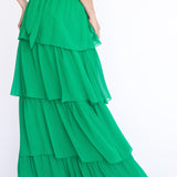 Vestido Longo em Musseline com Costas Abertas e Laço – REF: EG32