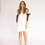 Vestido Mini Tomara que Caia com Alças em Fita – REF: OD95