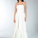 Vestido Mullet em Crepe Fosco Tomara que Caia com Laço Gigante – REF: EG58CP