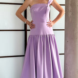 Vestido Longo em Crepe Fosco com Cadeirão – REF: OD103