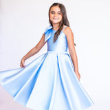 Vestido Infantil em Zibeline com Saia Godê – REF: KIDS01