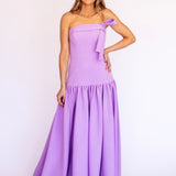 Vestido Longo em Crepe Fosco com Cadeirão – REF: OD103_Laço