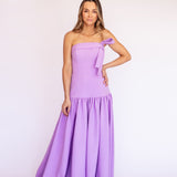 Vestido Longo em Crepe Fosco com Cadeirão – REF: OD103_Laço