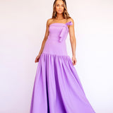 Vestido Longo em Crepe Fosco com Cadeirão – REF: OD103_Laço