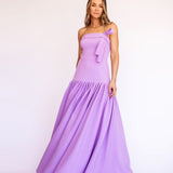 Vestido Longo em Crepe Fosco com Cadeirão – REF: OD103_Laço