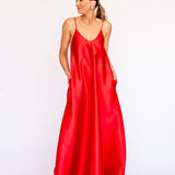 Vestido Slip Dress Estruturado em Zibeline – REF: OD98