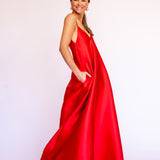 Vestido Slip Dress Estruturado em Zibeline – REF: OD98