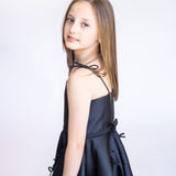 Vestido Infantil em Zibeline com Mini Lacinhos – REF: KIDS02