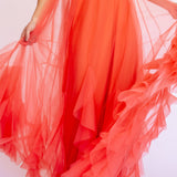 Vestido Longo em Tule Fluido com Gola Halter – REF: OD72