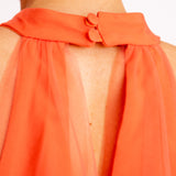 Vestido Longo em Tule Fluido com Gola Halter – REF: OD72