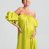 Vestido Longo em Cetim Amplo e Fluido – REF: OD68