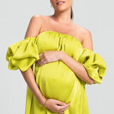 Vestido Longo em Cetim Amplo e Fluido – REF: OD68