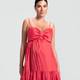 Vestido Longo em Tafetá Tomara que Caia com Saia em Camadas – REF: EG41