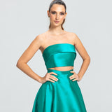 Conjunto de Saia Mullet e Cropped em Zibeline – REF: EG55